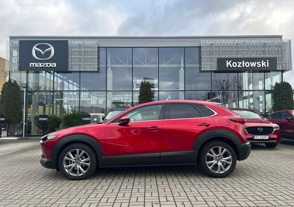 Mazda CX-30 cena 105000 przebieg: 46725, rok produkcji 2019 z Szczecin małe 121